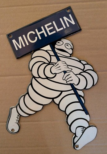Michelin emaille schild - emaille,
